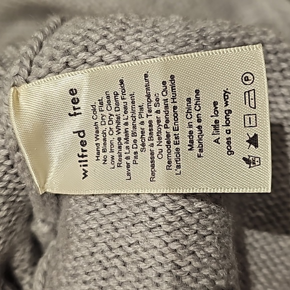 ARITZIA Wilfred Free Harper Sweater (Heinen) Merino Wool Turtleneck Sz XS - Picture 9 of 10